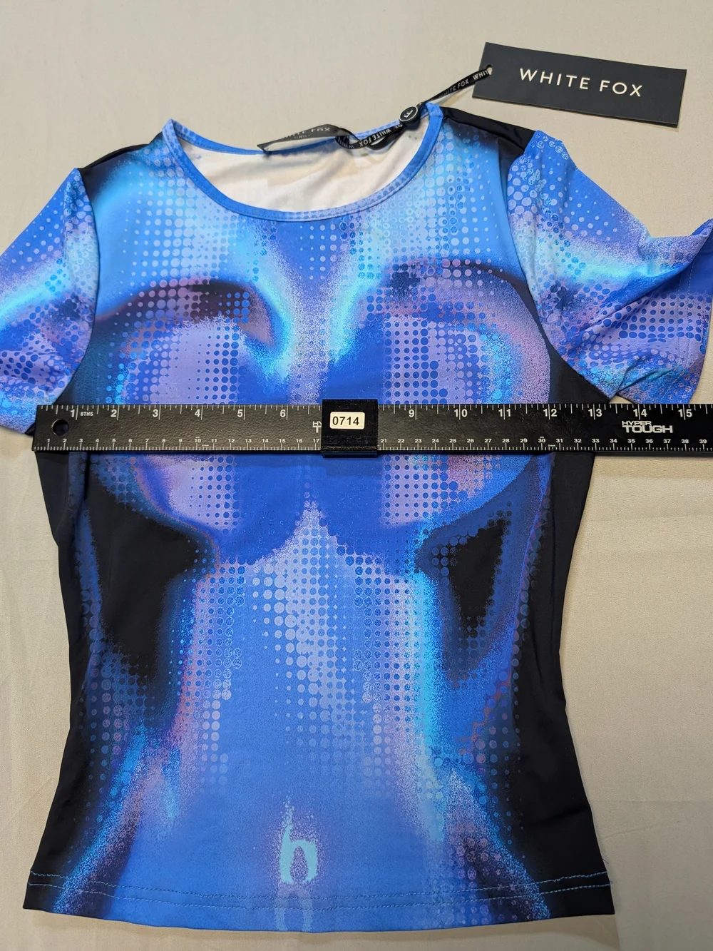 NWT White Fox Boutique Blue Milky Way Two-Piece Set Women's Size XS Stretch